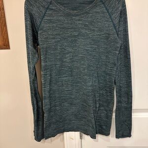 lululemon athletica Teal Long Sleeve Top
